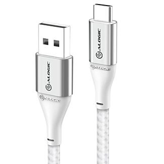 Alogic ULCA203-SLV Super Ultra USB 2.0 USB-C to USB-A Cable 3m 3A 480Mbps Silver