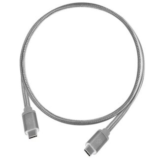 SilverStone CPU06 USB Type-C to Type-C Cable 1m Charcoal SST-CPU06C-1000