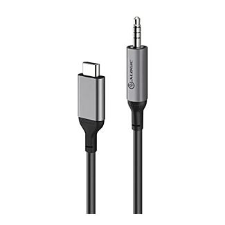 Alogic ULC35A1.5-SGR Ultra 1.5 USB-C Male to 3.5MM Audio (Male) Cable