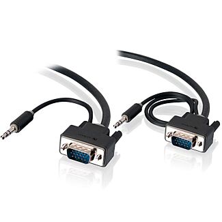 Alogic VGA-MM-10-APS 10M VGA Monitor Male to Male Cable with 3.5mm Audio VGA-MM-10-APS