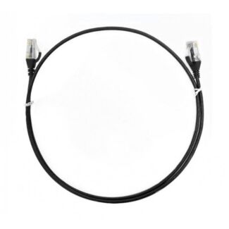 8Ware CAT6THINBK-15M CAT6 Ultra Thin Slim Cable 15m - Black