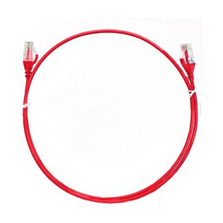 8Ware CAT6THINRD-025 CAT6 Ultra Thin Slim Cable 0.25m / 25cm - Red