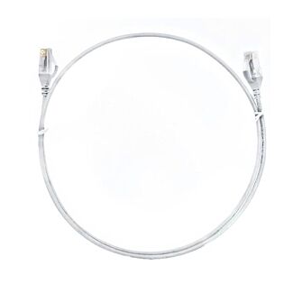 8Ware CAT6THINWH-20M CAT6 Ultra Thin Slim Cable 20m - White