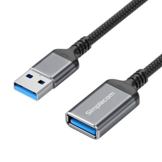 Simplecom CAU320 USB 3.0 Extension Cable USB-A Male to USB-A Femlae Nylon Braided 2.0m