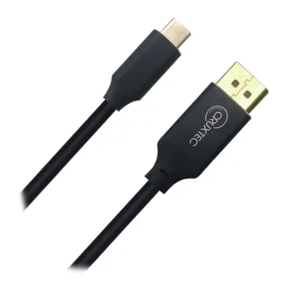 Cruxtec CD4K-05-BK USB-C Male to Displayport Male Cable 5m Black -4K/60Hz