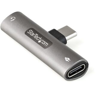 STARTECH CDP235APDM USB C 3.5MM AUDIO & CHARGE ADAPTER, 3 YR