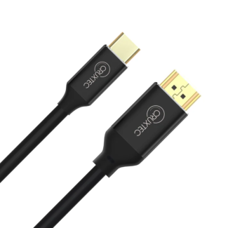 Cruxtec CH8K-02-BK USB-C Male to HDMI Male Cable 2m Black -8K/60Hz