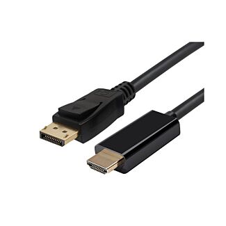 Comsol DP-HD4A-01 1 Metre DisplayPort Male to HDMI Male 4K@60Hz Active Cable