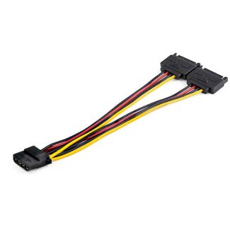 StarTech DSATPMOLP4 Dual SATA Power to 4-pin Molex Power Adapter Cable