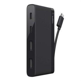 Belkin F4U090btBLK 4-Port USB-C Mini Hub