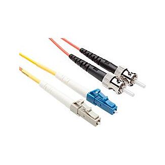 Comsol FLCEST-MCP-01-OM1 1mtr Mode Conditioning Patch Cable LC Equipment (Single-Mode) to ST Cable Plant (Multi-Mode) LSZH 62.5/125 OM1