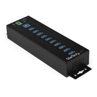 Startech HB30A10AME USB 3.0 Hub 10pt Indst. w/ Pwr Adtpr