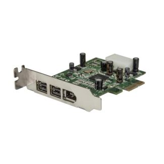 StarTech PEX1394B3LP 2b 1a LP PCI Express FireWire Card