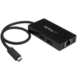 StarTech HB30C3A1GE 3 Port USB 3.0 Hub with USB-C and GbE