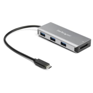 Startech HB31C3ASDMB USB-C Hub 3port 3x USBA & SD Reader