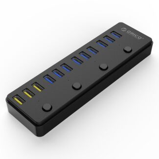 Orico P12-U3-AU-BK 12 Port USB3.0 Hub With BCI1.2 Technology