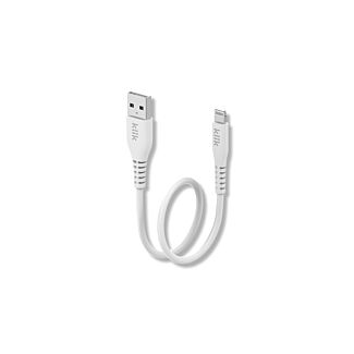 Klik KUL02WH 25cm Apple Lightning to USB Sync Charger MFI Cable White