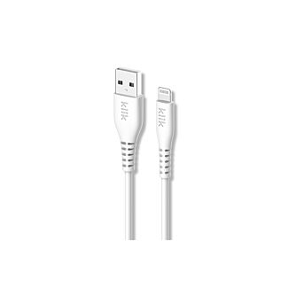 Klik KUL12WH 1.2m Apple Lightning to USB Sync/Charge MFI Cable White