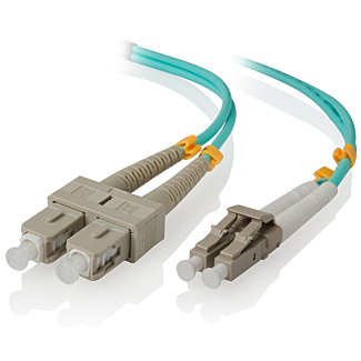 Alogic LCSC-0.5-OM3 0.5m LC-SC 10G MMD LSZH Fibre Cable 50/125 OM3