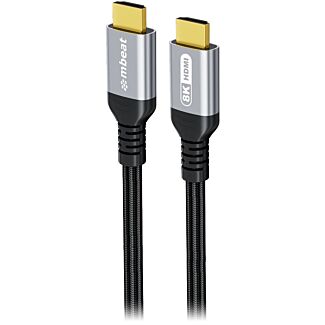 mbeat MB-XCB-8KHDM15 Tough Link 1.5m Certified 8K HDMI Cable Space Grey