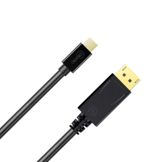 Cruxtec MD8K-02-BK Mini Displayport Male to Displayport Male Cable 2m Black -8K/60Hz