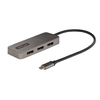 StarTech MST14CD123DP 3-Port USB-C Multi-Monitor Adapter