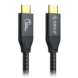 Orico ORICO-CM32-20-BK-BP USB-C 3.2 Gen2*2 High-Speed Data Cable 2m