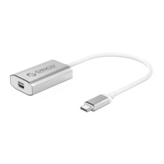 Orico ORICO-XC-104-SV Type-C to  Mini DP Adapter Cable, 15cm, Aluminum Alloy, Silver, 4K@60HZ