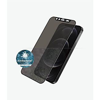 PanzerGlass P2714 Privacy CamSlider CaseFriendly Screen Protector Black for iPhone 12/12 Pro