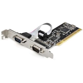 StarTech PCI2S1P2 PCI Serial Parallel Combo Card with Dual Serial RS232 Ports (DB9) & 1x Parallel LPT Port (DB25)