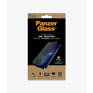 PanzerGlass PROP2746 iPhone 13 Pro Max 6.7" Privacy Screen Protector Black Anti-Bacterial