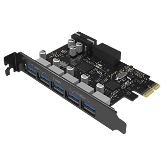 Cruxtec PV3-5U2I 5 Ports USB 3.0 PCI-E Expansion Card