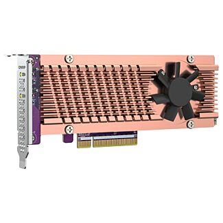 QNAP QM2-2P-384A Dual M.2 22110/2280 PCIe NVMe SSD Expansion Card