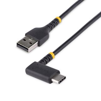 StarTech R2ACR-15C-USB-CABLE 15cm USB A to C Charging Cable Right Angle