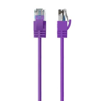 Cruxtec RF6A-005-PU Ultra-Thin CAT6A UTP Ethernet Cable Purple 0.5m