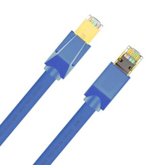 Cruxtec RS8-030-BL 3m Cat8 Triple Shielded PoE Ethernet Cable Blue