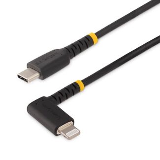 StarTech RUSB2CLTMM1MR 1m Durable Right-Angled USB-C to Lightning Cable