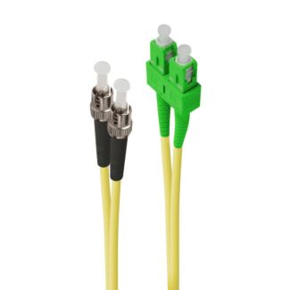 ALOGIC SCAST-02-OS2 2m SCA-ST Single Mode Duplex LSZH Fibre Cable 09/125 OS2 