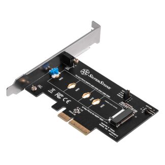 Silverstone SST-ECM21-E M.2 NVME SSD NGFF to PCIe x4 Screwless Adapter