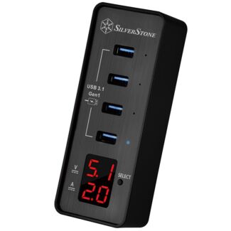 SilverStone SST-EP03 V2 EP03 USB3.1 4 Port USB Charging Hub