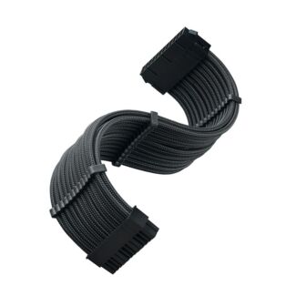 Silverstone SST-PP07E-MBB 24 Pin ATX Sleeved Power Cable Extention Black