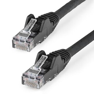 StarTech N6LPATCH2MBK 2m CAT6 Snagless LSZH Ethernet Cable - Black