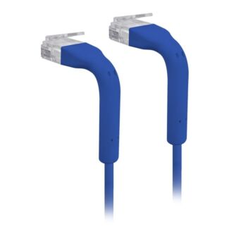 Ubiquiti U-Cable-Patch-1M-RJ45-BL UniFi 1m CAT6 Bendable Ends Ethernet Patch Cable Blue