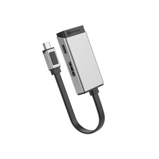 ALOGIC ULCHDPD-SGR Magforce DUO 2-IN-1 Adapter (USB-C to HDMI + 100W Power Delivery)