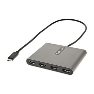 StarTech USBC2HD4 USB C to 4 HDMI Adapter - External Video/Graphics Card 1080p