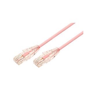 Comsol UTP-05-C6A-UT-SPK 5m 10GbE Ultra Thin Cat 6A UTP Snagless Patch Cable LSZH (Low Smoke Zero Halogen) - Salmon Pink