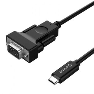 Orico ORICO-XC-202-18-BK Type-C to VGA Adapter Cable, 1.8M, 1920*1080 /60HZ