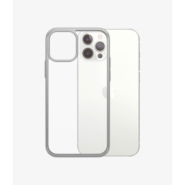 PanzerGlass 0271 ClearCase for Apple iPhone 12/12 Pro Satin Silver