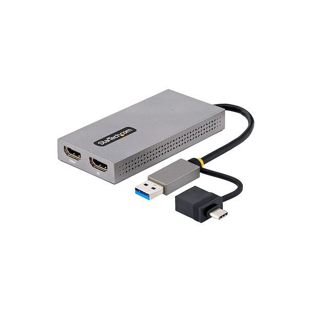 StarTech 107B-USB-HDMI USB to Dual HDMI Adapter