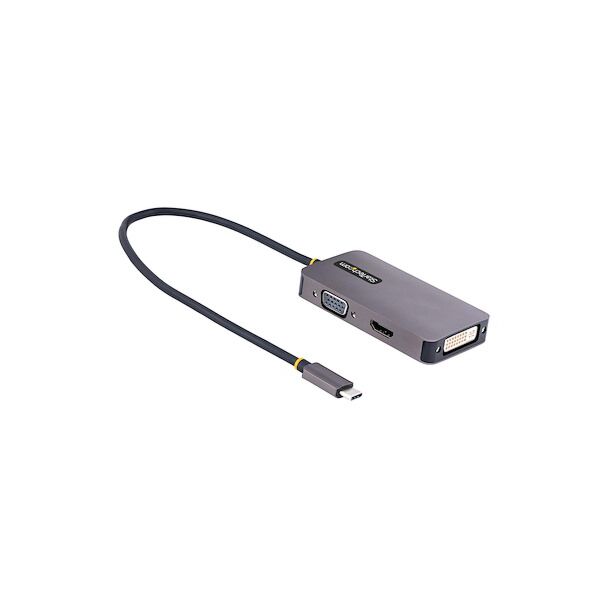 StarTech 118-USBC-HDMI-VGADVI USB C Video Adapter